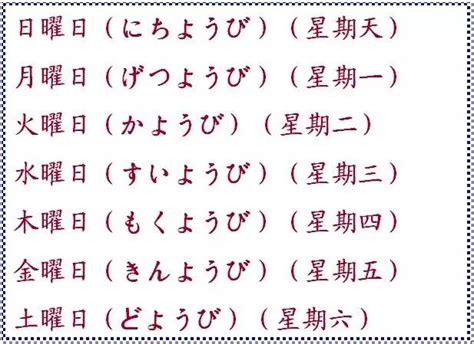 日本星期对应金木水火土|【日文學習】日本星期日一二三四五六的說法、記憶法、典故總整理